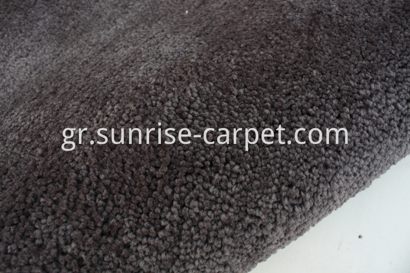 Elastic Polyester Shaggy Rug Grey color